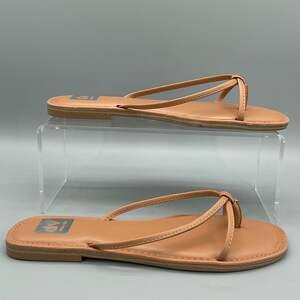 NEW Dolce Vita Women’s Jumpie Thong Slide Sandals Toffee Size 6.5